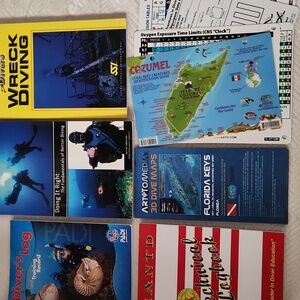 ***Atention Divers ****Open water tables and Books (ALL FOR $12) Check Next Pic
